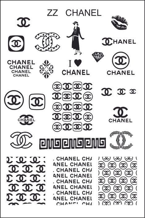 nail stamp chanel|luxury chanel nails.